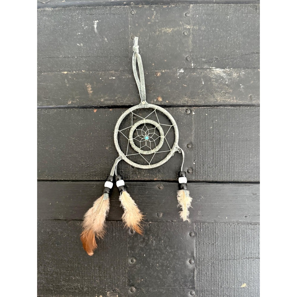 Small‎ Dream Catcher, Handmade Boho Native Wall Hanging, Spiritual Protection